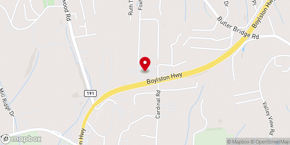 Map showing location of Grace Community Church
