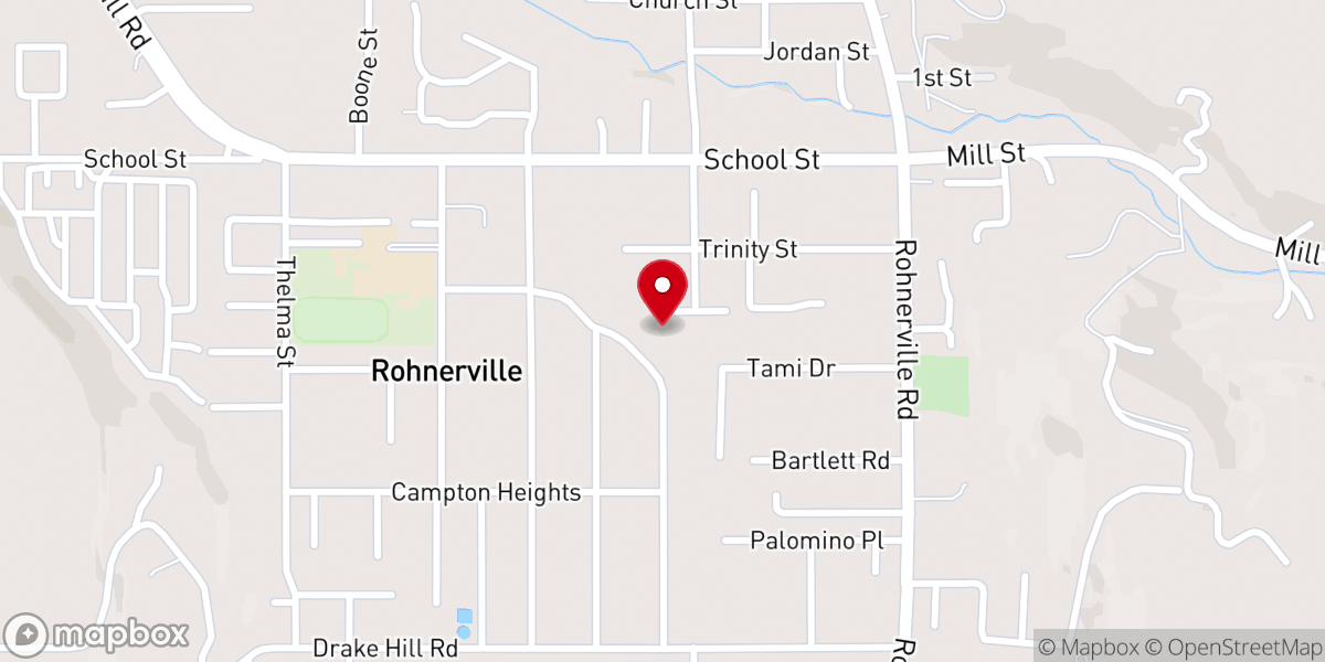 Map showing location of Campton Heights Baptist Church