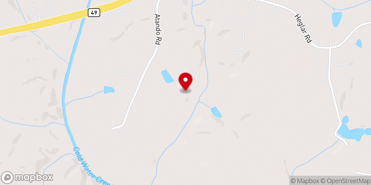 Map showing location of Dove Ministries