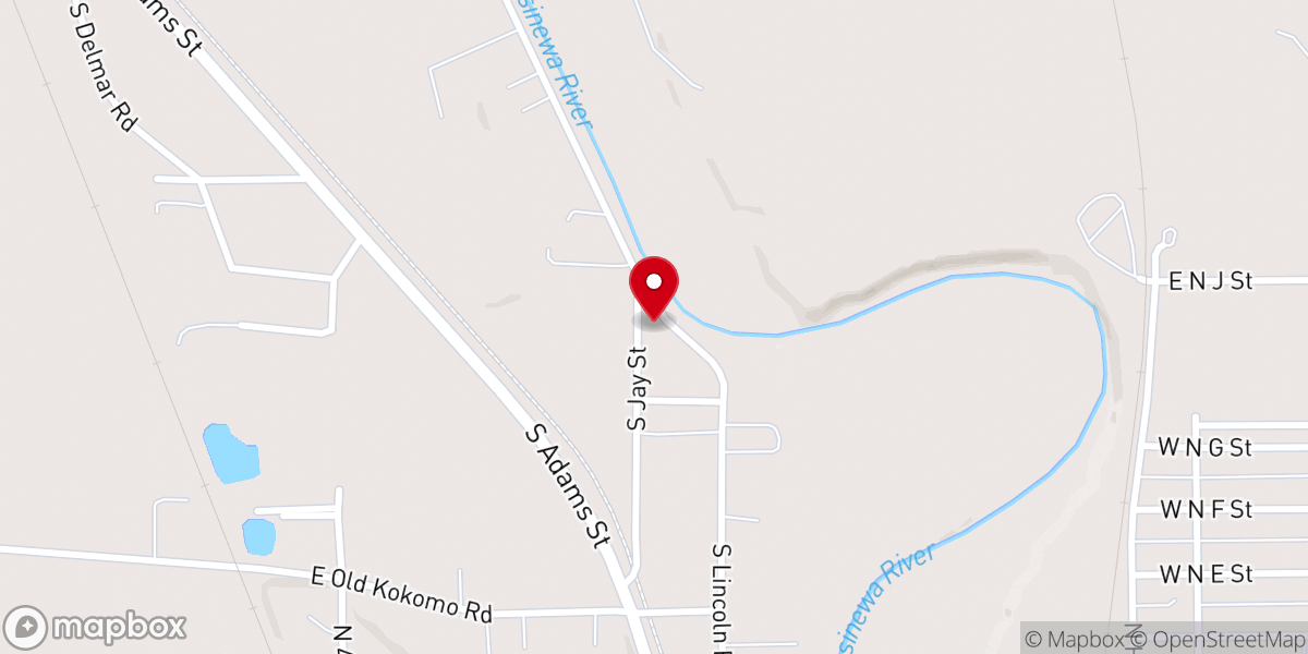Map showing location of LHA Church