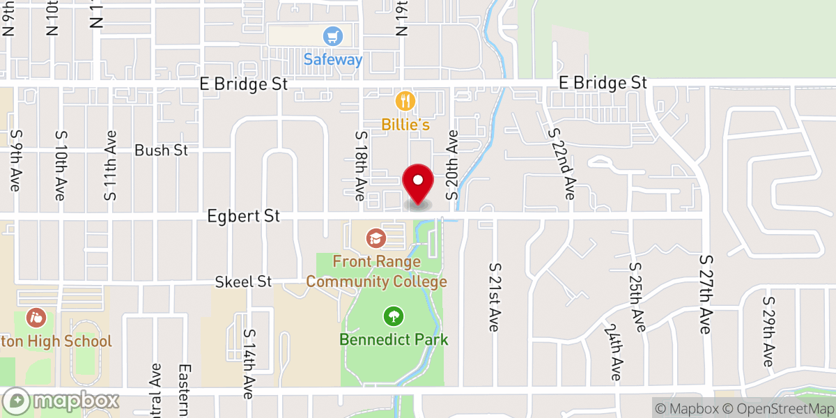 Map showing location of Brighton Church of Christ