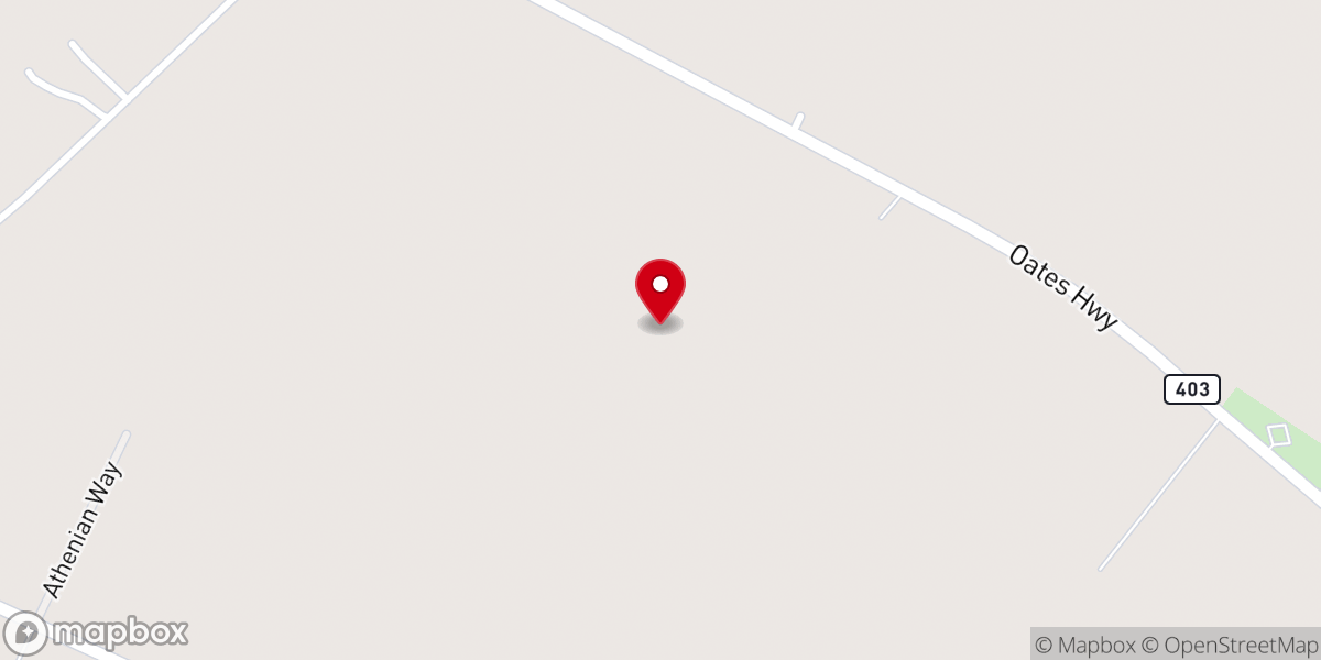 Map showing location of P D Baptist E & M Associates