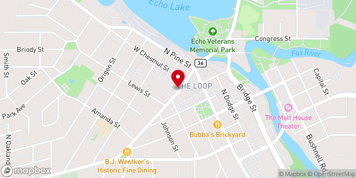 Map showing location of Lifebridge Community Church Inc