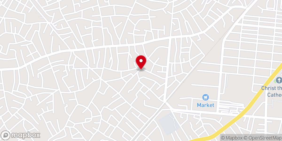 Map showing location of St Phillip Anglican Church