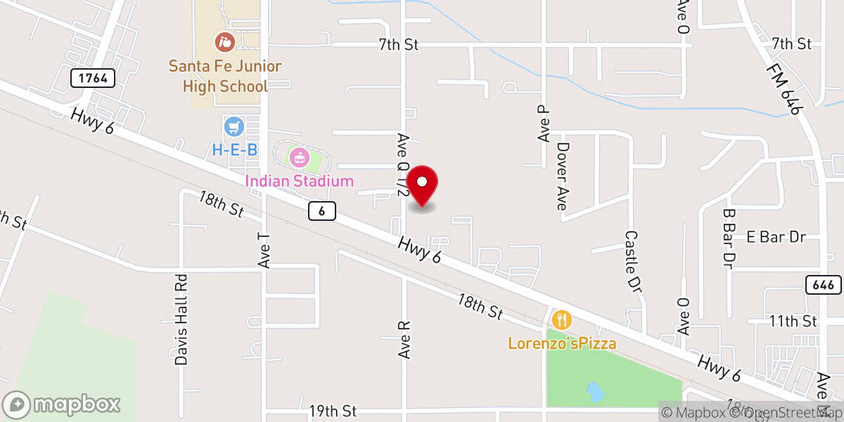 Map showing location of True Faith Community Church