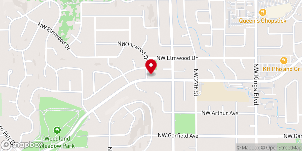 Map showing location of Unitarian Universalist Fellowship of Corvallis