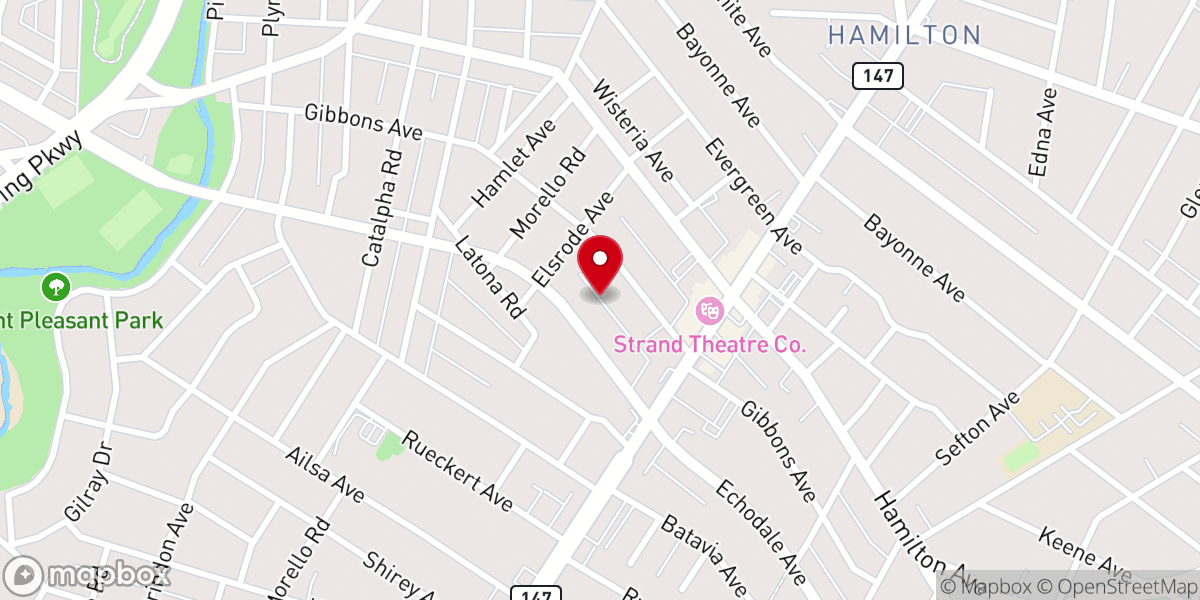 Map showing location of Celestial Church of Christ Divine Restoration Parish Baltimore MD