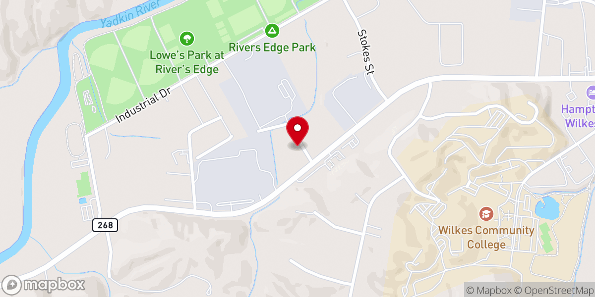 Map showing location of New Covenant Christian Church