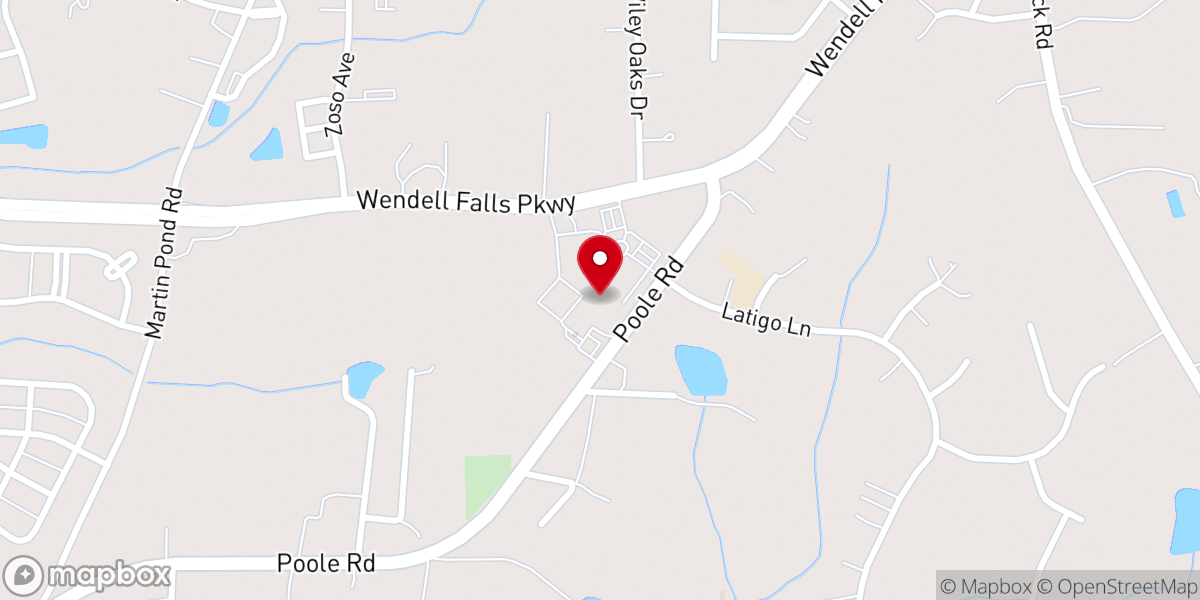 Map showing location of Central Church Wendell