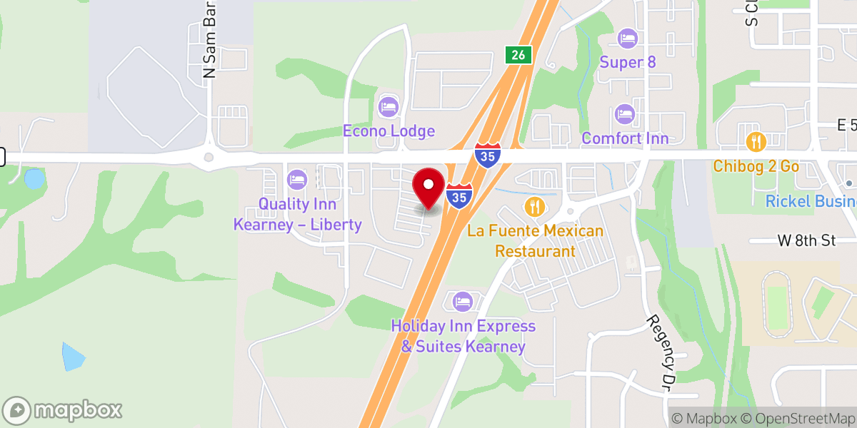 Map showing location of Faith Vineyard Church