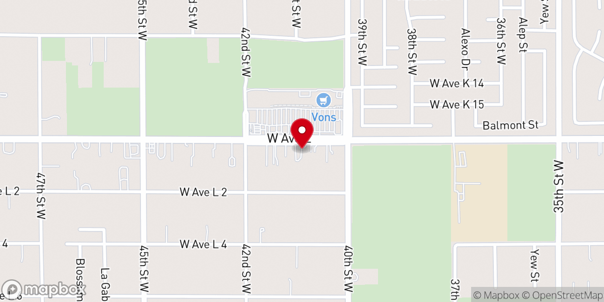 Map showing location of Iglesia Adventista del Séptimo Día de Lancaster