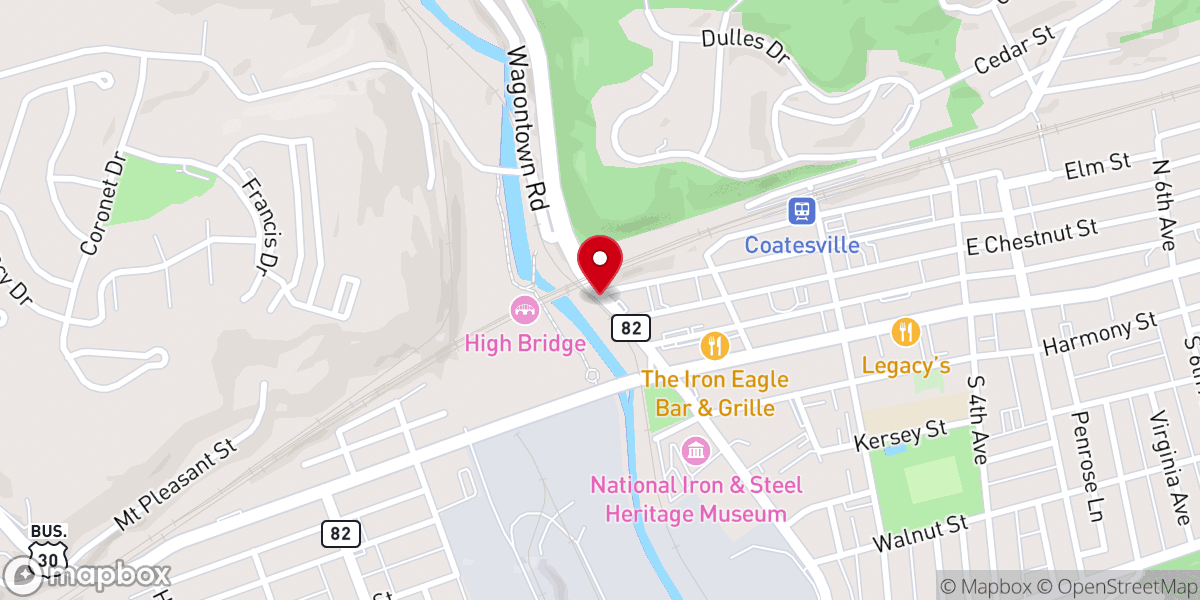 Map showing location of New Community Christian Church