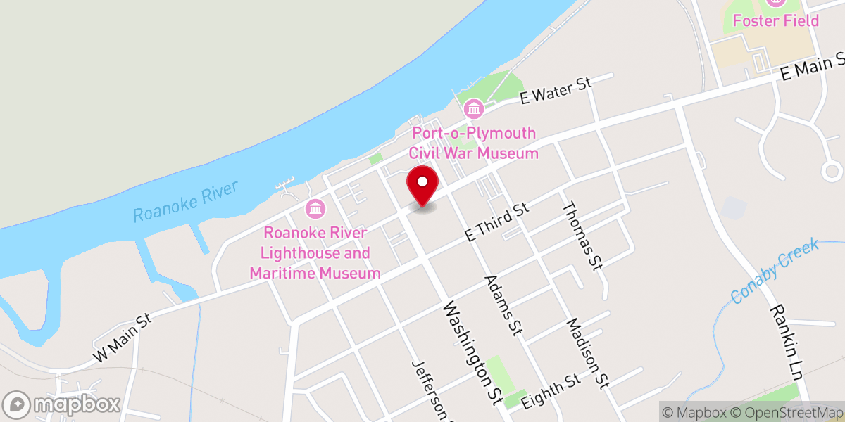 Map showing location of United Full Gospel Revival Center