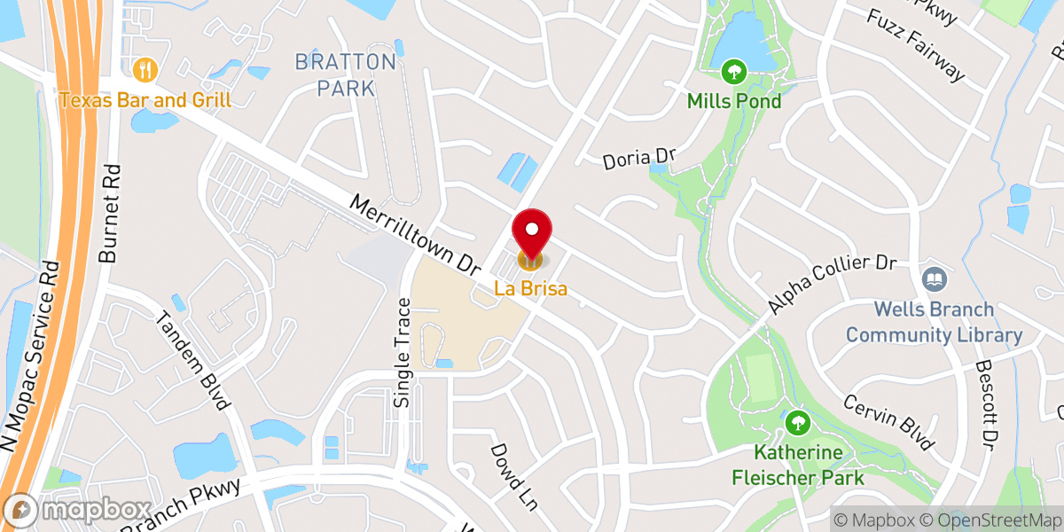 Map showing location of City Impact Church Austin
