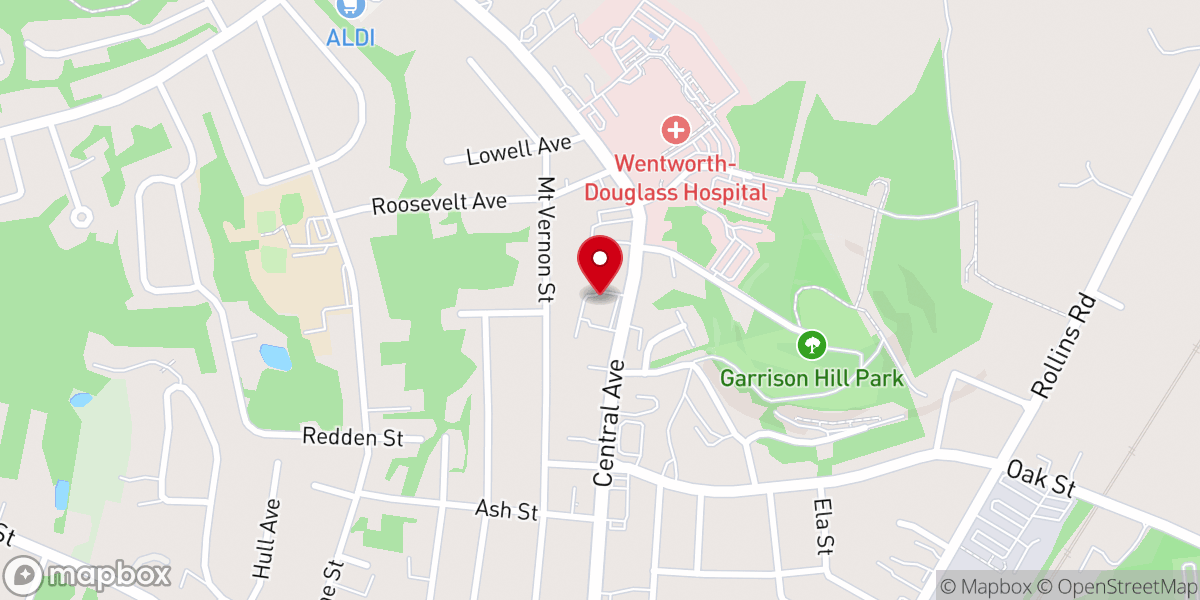 Map showing location of Rock International Ministry Dover