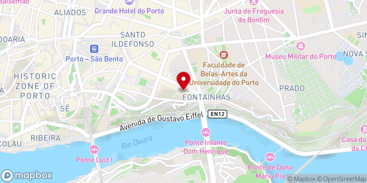 Map showing location of Capela Ortodoxa de São José