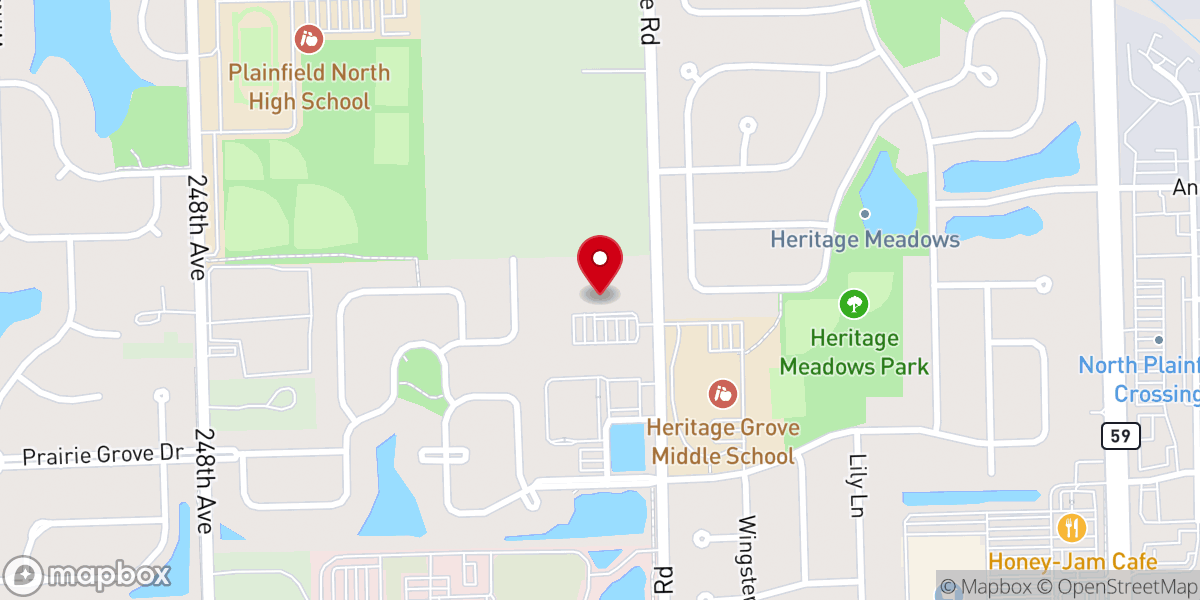 Map showing location of Plainfield Christian Reformed Church