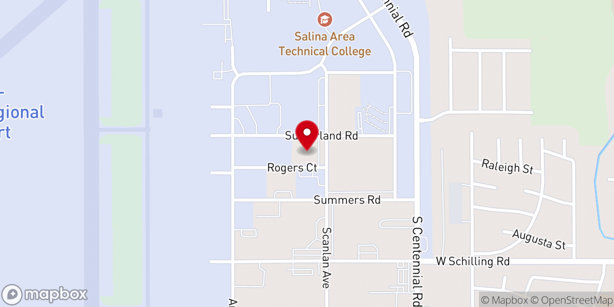 Map showing location of All Saints Orthodox Christian Church