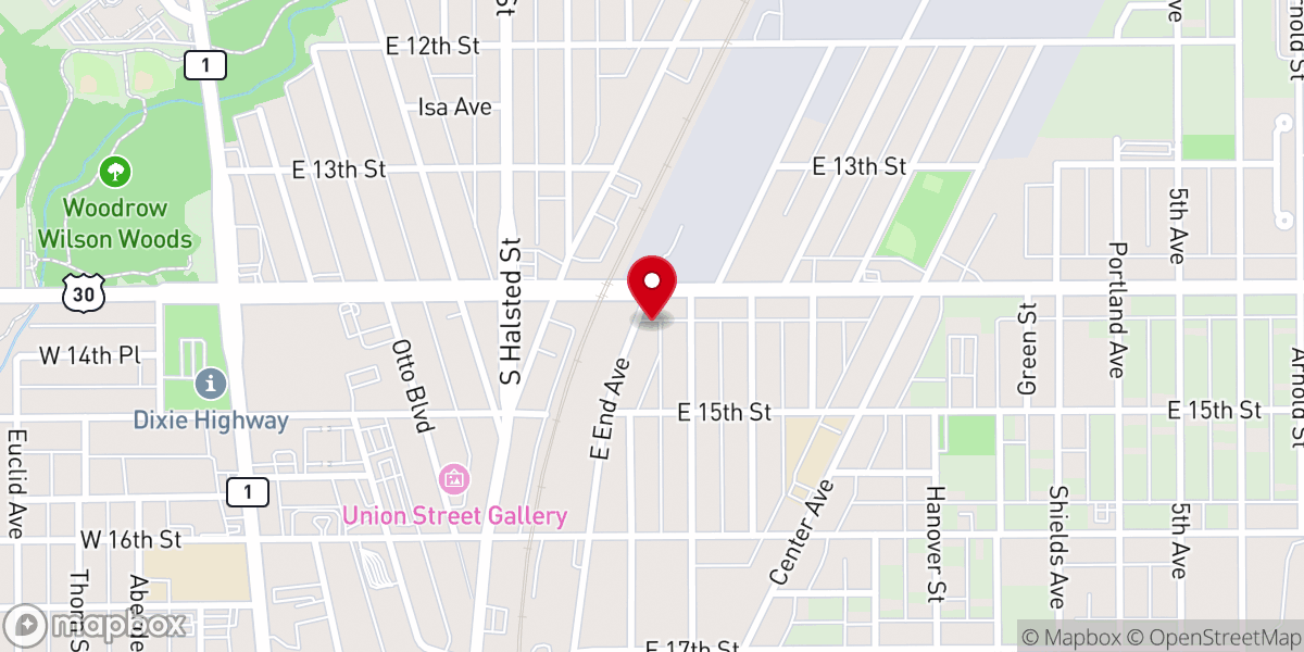 Map showing location of Destiny Seekers Church