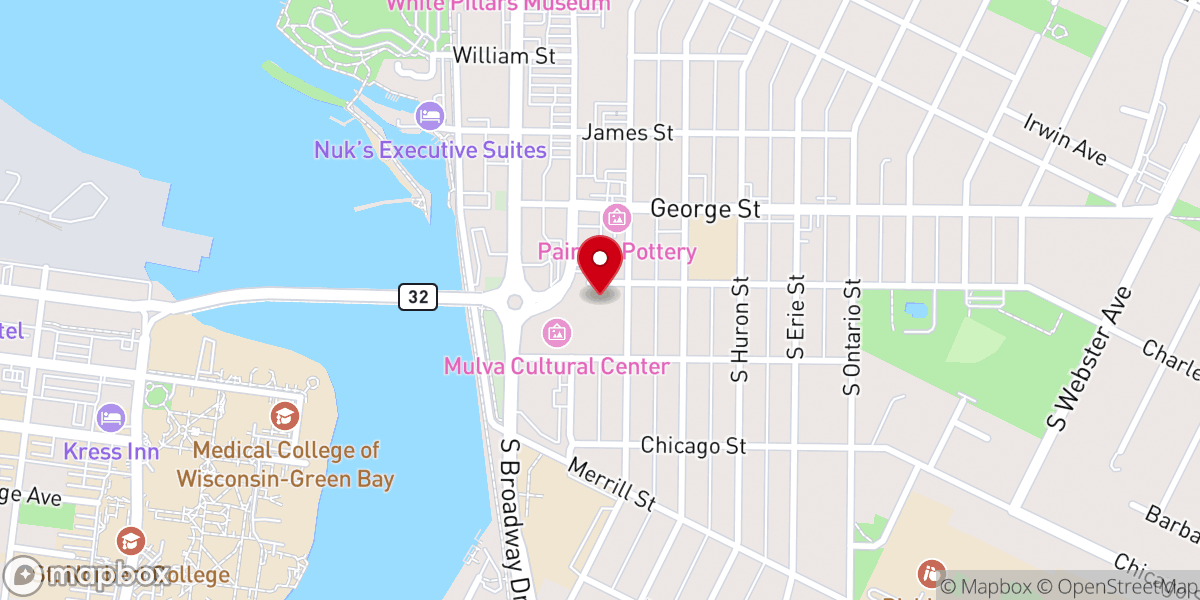 Map showing location of St Francis Xavier Catholic Church
