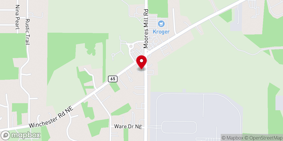 Map showing location of Chase Community Church