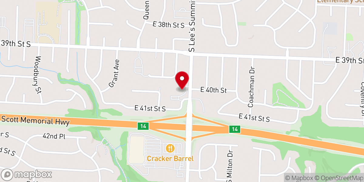 Map showing location of St Michael's Episcopal Church