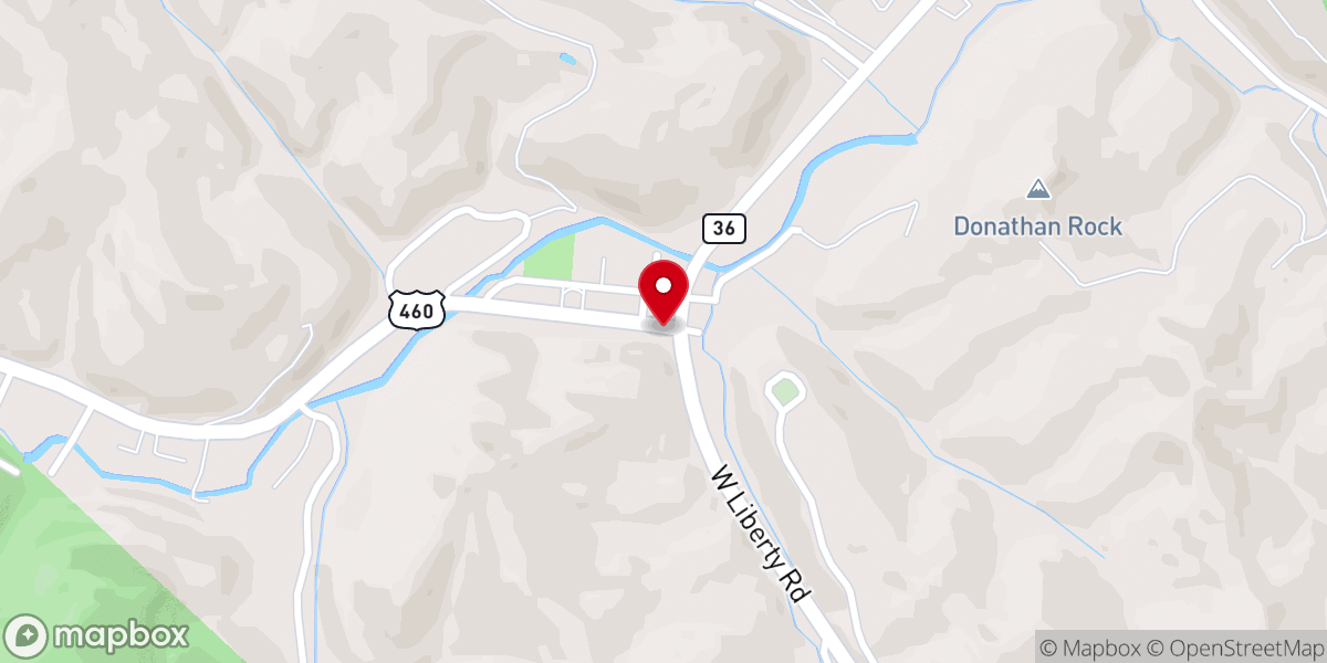Map showing location of Means Community Room