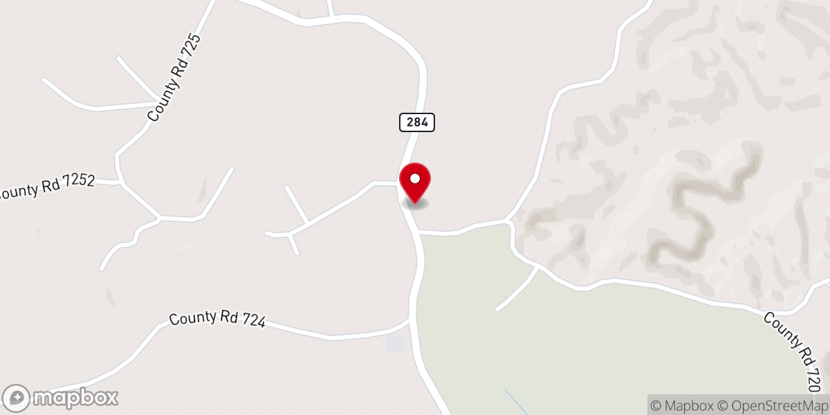Map showing location of Church