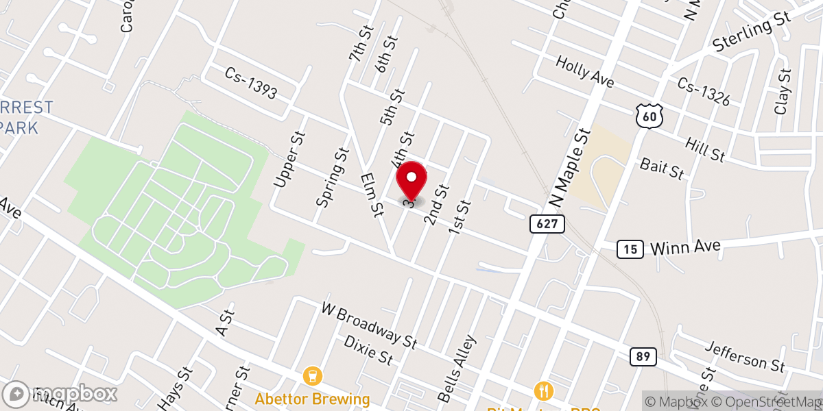 Map showing location of Christ Temple Apostolic of Winchester