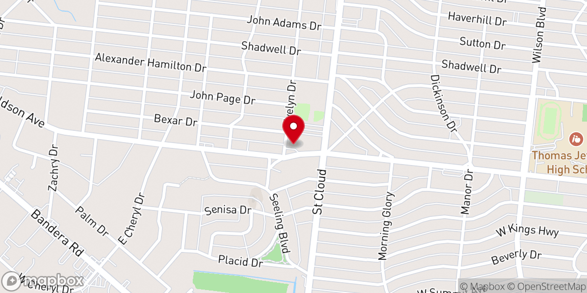 Map showing location of St. Paul Catholic Church Concessions Inc.