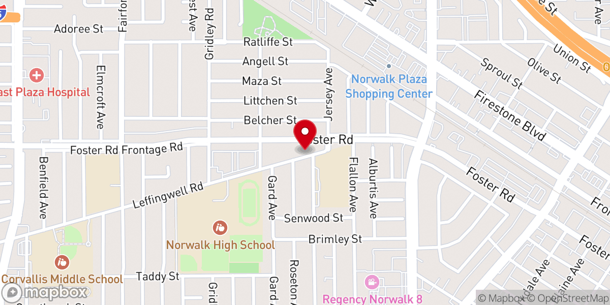 Map showing location of St. Jude Ministries
