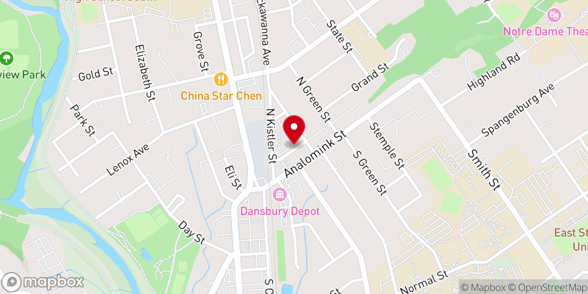 Map showing location of Pocono Grace Seventh-day Adventist Church
