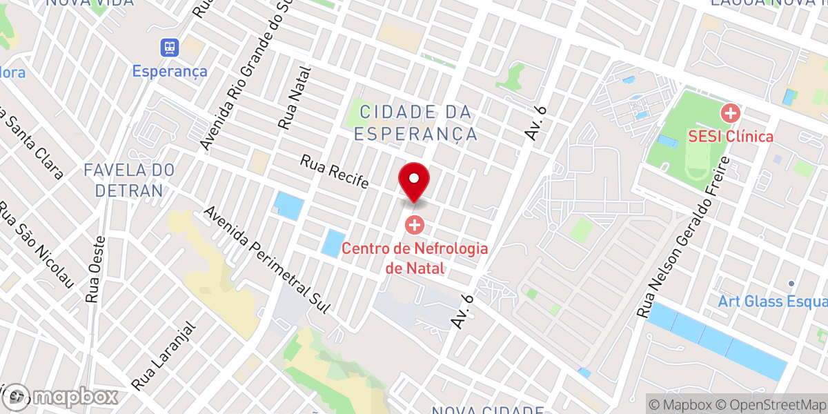Map showing location of AD Campo Natal Ministério Madureira - SEDE