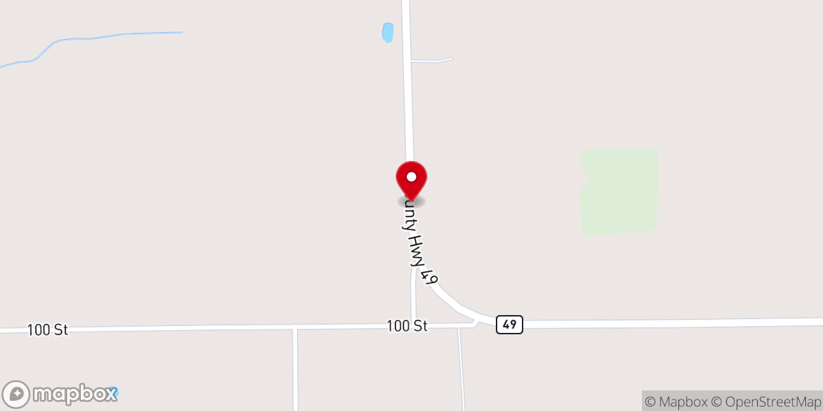 Map showing location of First Apostolic Lutheran Church