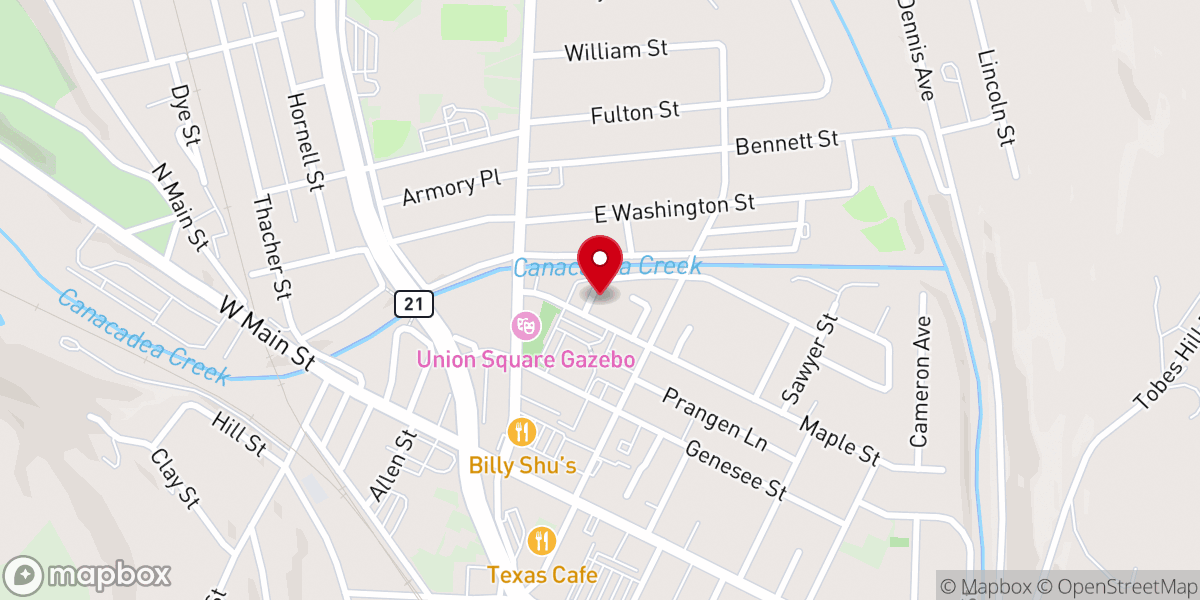 Map showing location of Fresh Start Church