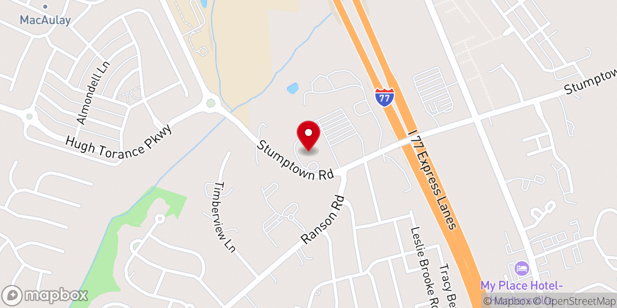 Map showing location of Carolina Catholic Corner, Inc.