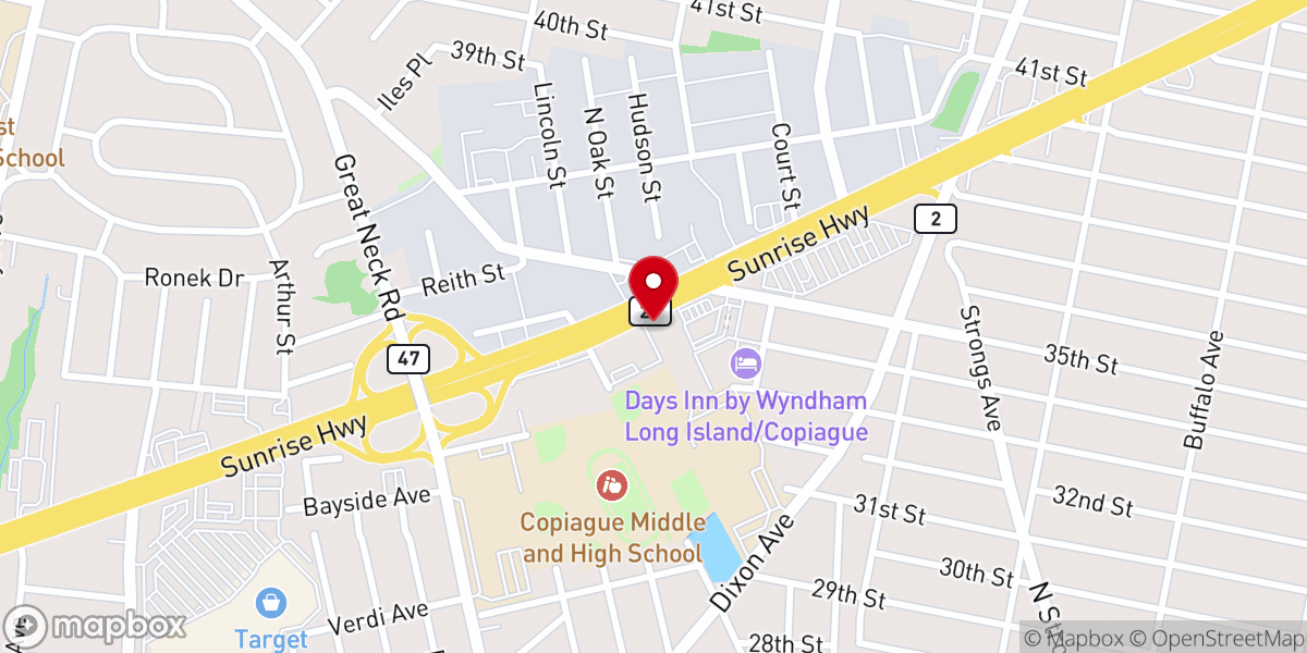Map showing location of Iglesia Misionera El Redentor