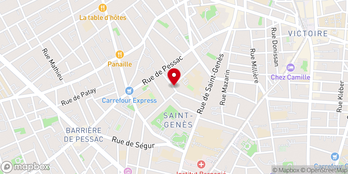 Map showing location of Sœurs Franciscaines Couvent