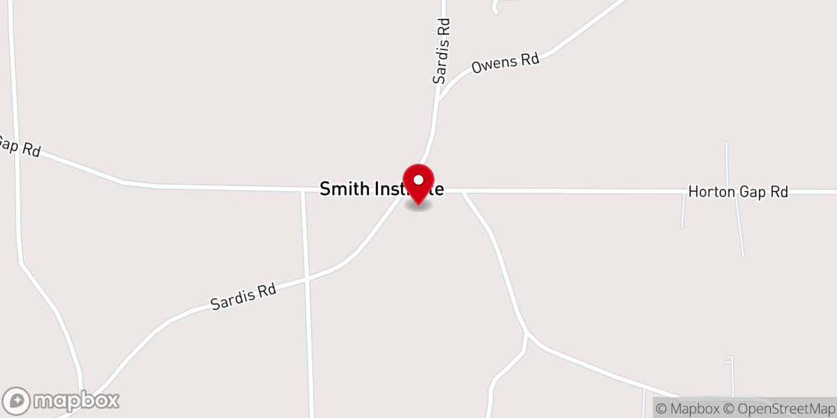 Map showing location of Bethlehem Missionary Baptist Church