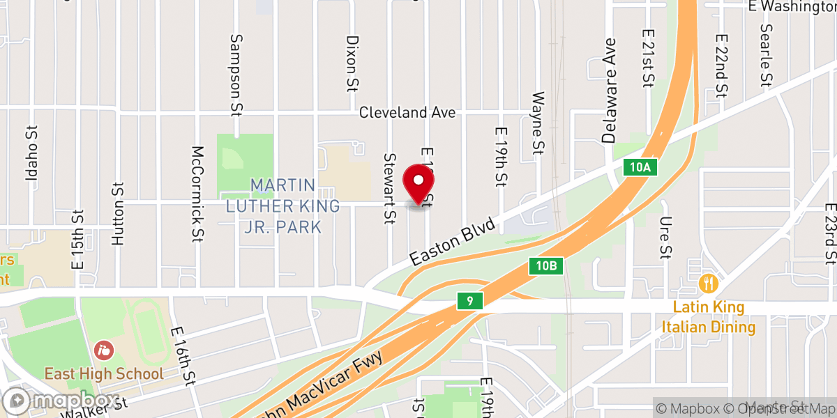 Map showing location of Crane Chapel