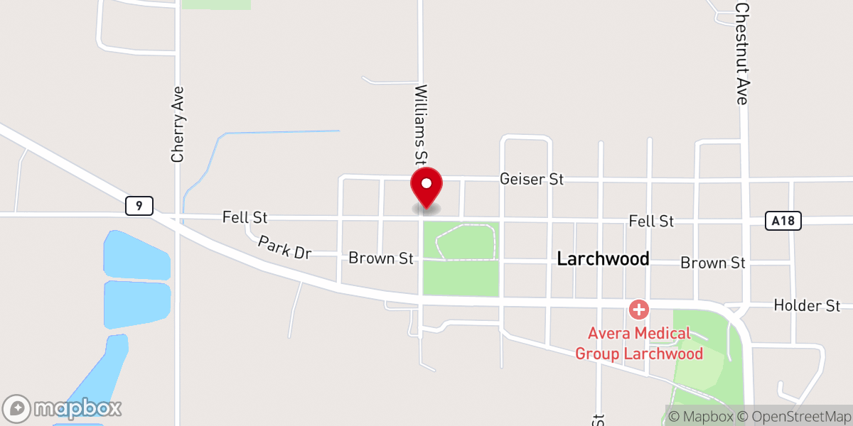 Map showing location of English Lutheran Church