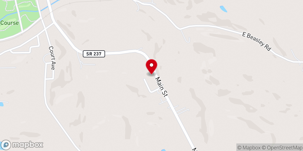 Map showing location of English Baptist Church