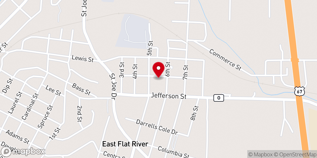Map showing location of Bar None Cowboy Church