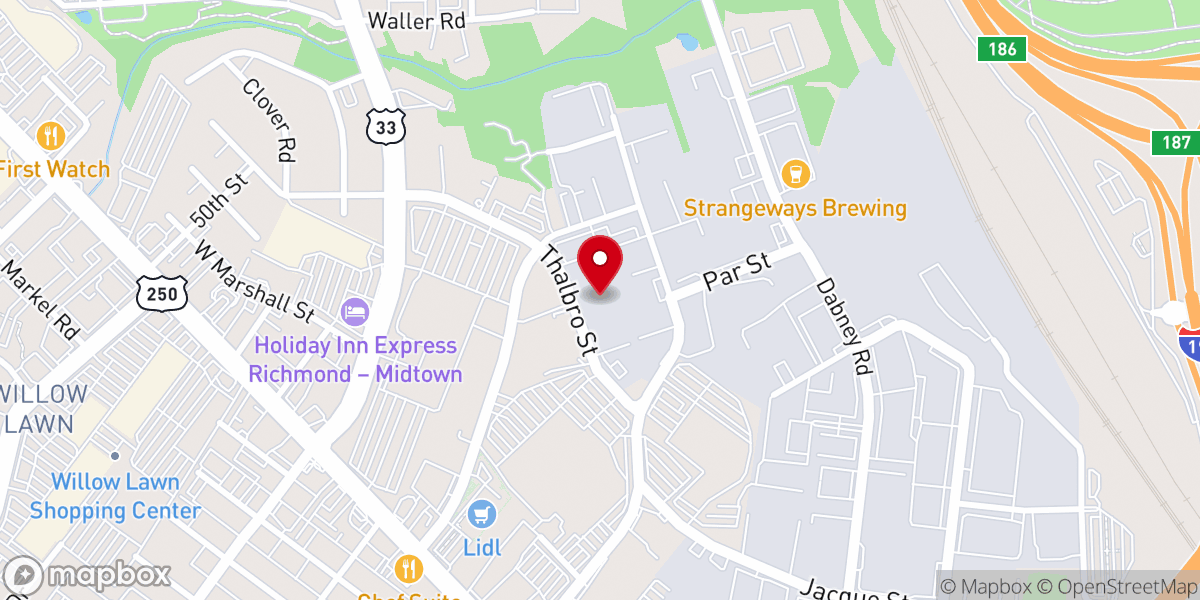 Map showing location of Hill City Church