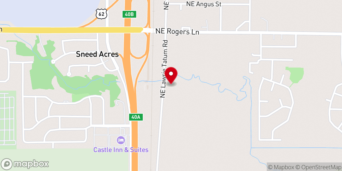 Map showing location of Pollard Avenue Church