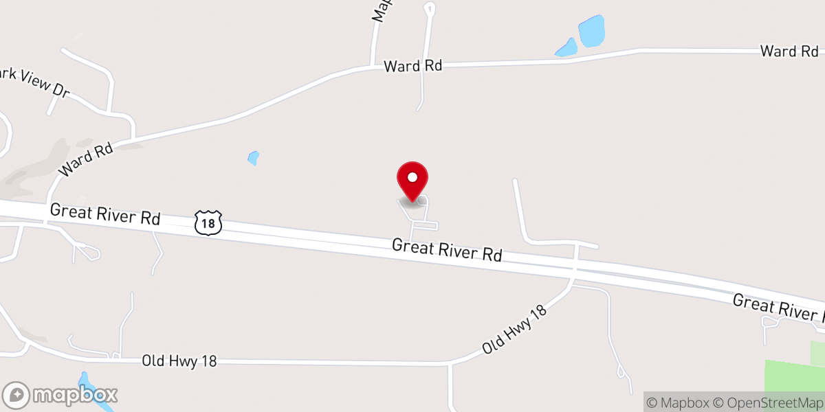 Map showing location of Cornerstone Foursquare Church