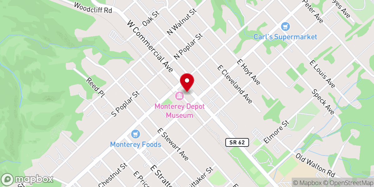 Map showing location of The Vine Community Church