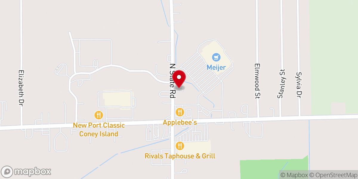 Map showing location of Country Side Gospel Chapel