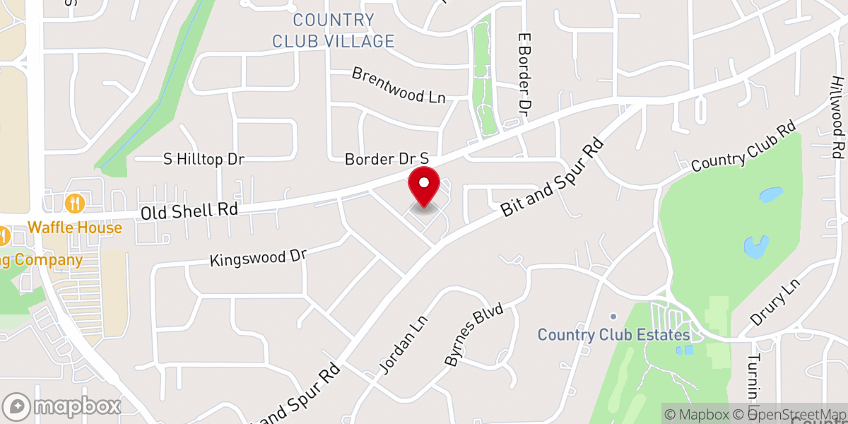 Map showing location of Springdale Presbyterian Church
