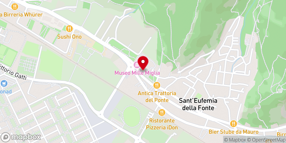 Map showing location of Cappella del Monastero di S. Eufemia della Fonte